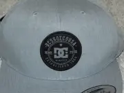 DC Shoes Snapback Cap Men Hat Gray VC Snappy Guilder Adjustable