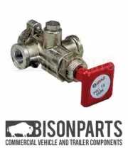 +FITS TRAILER PARK VALVE RED KNOB PORTS M16X1.5 HALDEX 207013001
