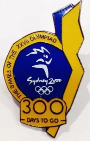 300 DAYS TO GO SYDNEY OLYMPIC GAMES 2000 PIN COLLECT #880