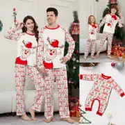 ELK Christmas Family Matching Pyjamas Adult Kids Baby Nightwear Pajamas Pjs Sets