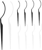 Didiseaon 10pcs Acrylic False Eyelash Display Holder Reusable Eyelash Sticks for Makeup Compact Design for Vanity Cosmetic Displays Modern Aesthetic Efficiently
