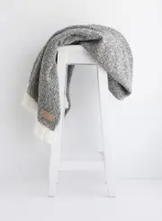 Masterweave Windermere Wool Twill Throw-Grey