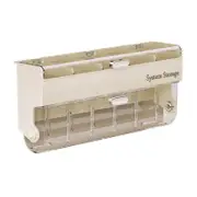 Wall Mounted Bathroom Shelf Cosmetics Storage Box Organiser Space Saving Rack