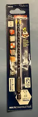 BOSCH HCBG04T 3/16" in. x 4 in. x 6 in. CARBIDE Hammer Drill Bit MULTI MATERIAL
