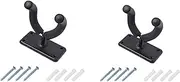 SCNCADEEMT 1/2/3pcs Non-Slip Holder Stand Skateboard Deck Display Wall Mount Hanger Rack Hook Durable Home Instrument Guitars Holder Scooter Accessories(2pcs)
