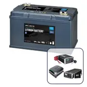 Projecta Intelli Bundle with 100Ah Lithium Battery + 25A DC-DC + 25A AC-DC + 1000W Inverte