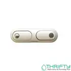 Caroma Spare Part Toilet Cistern Button White includes bezel clamp 405167W