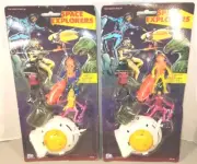 X2 Space Explorers Vintage NOS Swoppet Style Astronaut Spacemen Action Figure #1