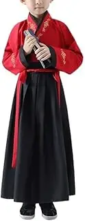 ZSYHANG Hanfu Tang Suit Children's Suit Hanfu Dress Traditional Clothing Oriental Children's Clothing (Color : Style 2 boy, Size : 160)
