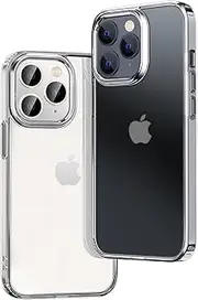 ONES iPhone 11 Pro Matte Translucent Hard Case 『 Military Protect Shockproof Airbags』『 Anti-Fingerprint 』[ Screen Lens Guard ][ Anti-Slip ] Slim Luxury Frost Clear Cover