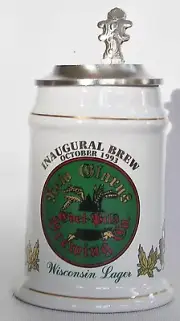 New Glarus Brewery, New Glarus, Wis 1993 Inaugural Brew beer stein