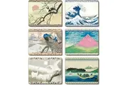 Cinnamon Japanese Landscapes Placemat Set of 6