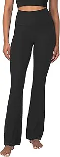 [Sunzel] Mini Flare Leggings for Women, High Waist Yoga Pants with Tummy Control, Casual Gym Workout Bootcut Leggings, 30"