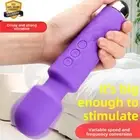 G-Spot Vibrator Dildo Stimulation Clit Massager Clitoris Big Wand USB Sex Toy AU