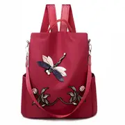 Chinese Embroidery 3D Pattern Large Capacity Travel Bag Women Backpack Handbag Solid Europe And Simple Style Travel Bags