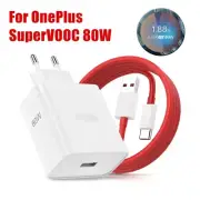 80W Supervooc EU Fast Wall Charger for Oneplus 9 9R 10 12 12R Nord 2T CE 2 3 Lit