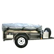 PVC Travel Covers For Camper Trailer Tent, Fit For Approx. 2.3x1.75(M) Bed Base.