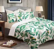 Shangri-La Linen 6 Piece Printed Comforter Set