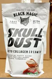 Black Magic Supply Skull Dust Keto Collagen Coffee Creamer 20 Servings 2 Flavors