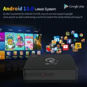 TV Box 2.4G Voice Remote Control Home Network Player H313 Android TV Set Top Box