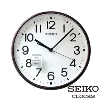 在飛比找momo購物網優惠-【SEIKO 精工】簡約質感單色系數字掛鐘(SEIKO、掛鐘