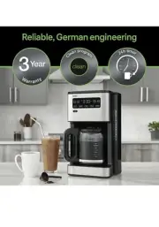 Braun Pure Flavor 14 Cup Drip Coffee Maker, 14 cup, Black, KF5650BK 120V