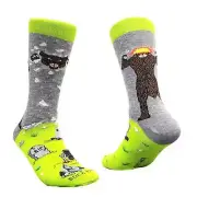 Werewolf Breaking Through a Wall Socks from the Sock Panda (Adult Large)