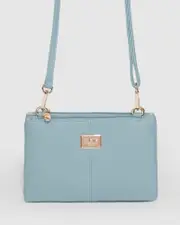Blue Double Peta Pouch