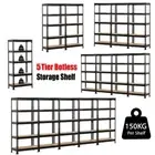 5 Units of 1.2M MDF Board Garage Racking Storage Shelving Warehouse Racks 750kg