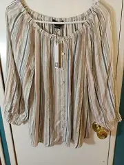 Sanctuary Peasant Blouse. NWT. Size M.