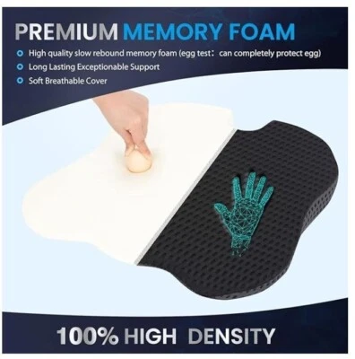 Memory Foam Car Seat / Desk Chair Cushion- High Quality, Very Comfortable