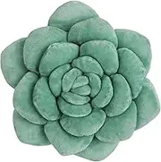 Succulent Pillow - Hand-Stitched Plush Decorative Throw Pillow. Plant-Shaped Pillows and Flower Pillows, Plush Cushions for Bedroom and Home Decoration, 9.84in/25CM
