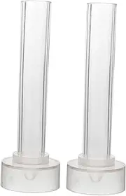 KALLORY 2pcs Taper Candle Mold for DIY Handmade Candles Clear Plastic Mould for Church and Wedding Decorations Easy Demoulding Durable and Practical Design
