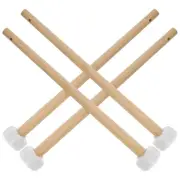 4 Pcs Gong and Drum Stick Accessories Mallets Accessory Hammers for