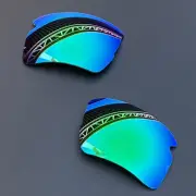 Green POLARIZED Replacement Lenses for Oakley Flak 2.0 XL OO9188 Frame 59mm