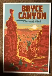 Bryce Canyon National Park Hoodoos Inspiration Point Postcard