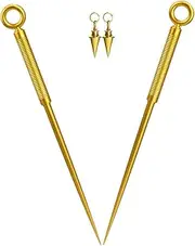 Evere Spy Family Yor Forger Props - Thorn Princess Weapon Gold Stiletto Yor Briar Cosplay Prop Accessories, Gold, One Size