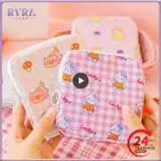 Sanitary Napkin Bag Tampon Storage Organization Cartoon Coin Purse Makeup Data C