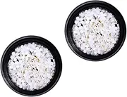 WEKADRIN Fashionable Nail Art Decorations 2pcs Resin Nail Charms DIY Manicure Nail Art Kit