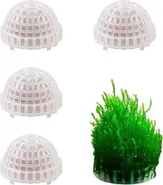 4 Pcs Aquarium Moss Ball Holder Plastic Aquarium Shrimp Fish Tank Plant Shaping Filter Ornaments Decor