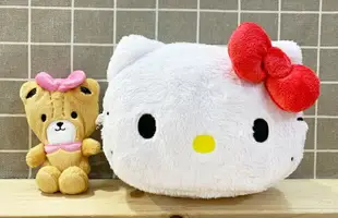 【震撼精品百貨】凱蒂貓 Hello Kitty 日本SANRIO三麗鷗 KITTY 絨毛拉鍊化妝袋/筆袋-朋友#54966 震撼日式精品百貨