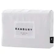 Bambury French Linen Sheet Set Ivory Queen