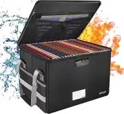 Portable Anti-Static File Box with Lock - Water & Dust Resistant Safe