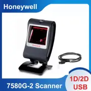 Honeywell 7580 Genesis 2D USB Desktop Barcode Scanner with Cable P/N: 7580G-2