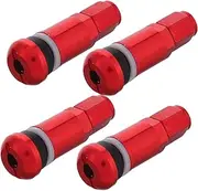 iplusmile 4pcs Auto Accessories Aluminum Alloy Tire Valve Stem Caps Tubeless Valve Covers for Car Bike Motorcycle Decorative