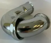 Wolverine 1-1/2" 17 Gauge Chrome Sink Trap with Die-Cast Nuts & Cast Elbow 50664