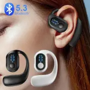 Bluetooth 5.3 Ear Hook Wireless Earphone HiFi Stereo Headset Waterproof Earbud
