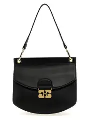[Ganni] Ganni-Apo-G Small Borse A Spalla Nero-Donna OS