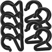 HORIALENCE 20PCS Rv Awning Hooks Durable Plastic Hooks for Securely Lights Versatile Camper Accessories for Outdoor Camping Parties and Tent Use