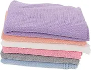 ifundom 6pcs Baby Wrap Photo Props: Posing Aid Backdrops for Boy Girls Newborn Swaddle Sack Wrap Elastic Receiving Blanket for DIY Infant Photo Decor
